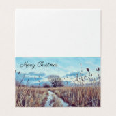 Winter Way - Blank Kaart (Buitenkant ongevouwen)