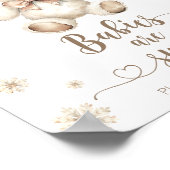 Winter We Can't Wait Baby's zijn lief Poster (Hoek)