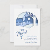 Winter we verhuisd aankondiging (Voorkant)