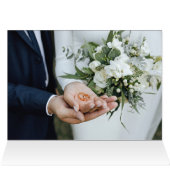 Winter Weddenfoto's Dank je Kaart (Binnen Horizontaal (Boven))