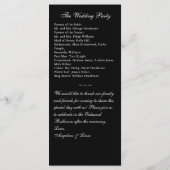 Winter Weddenprogramma Programmakaart (Achterkant)