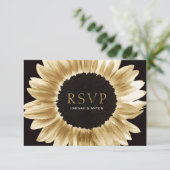 Winter Weddenschap Black Gold Sunflower (Staand voorkant)