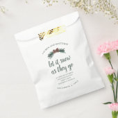 Winter Weddenschap Confetti Toss Verstuur zakken Bedankzakje (Gezegeld)