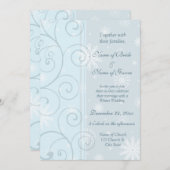 Winter Weddenschap Fotokaarten Kaart (Voorkant / Achterkant)