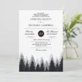 Winter Weddenschap Kaart (Staand voorkant)