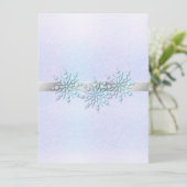 Winter Weddenschap Kaart (Staand voorkant)