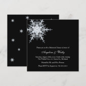 Winter Weddenschap Kaart (Voorkant / Achterkant)