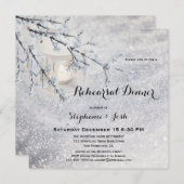 Winter Weddenschap Kaart (Voorkant / Achterkant)