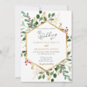 Winter Weddenschap - Kerstmis Kaart (Voorkant)