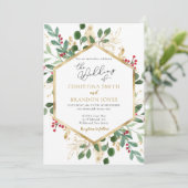 Winter Weddenschap - Kerstmis Kaart (Staand voorkant)