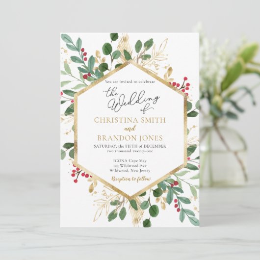 Winter Weddenschap - Kerstmis Kaart (Staand voorkant)