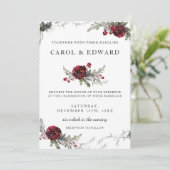 Winter Weddenschap  kerststijl Kaart (Staand voorkant)