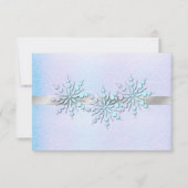 Winter Weddenschap-repetitie Dinner RSVP (Voorkant)