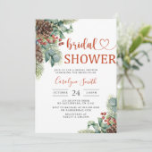 Winter Weddenschap Vrijgezellenfeest Kaart (Staand voorkant)