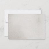 Winter Weddenschap White Rose RSVP met maaltijdopt (Achterkant)