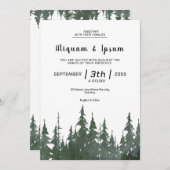 Winter Weddenschappen Kaart Handmade (Voorkant / Achterkant)