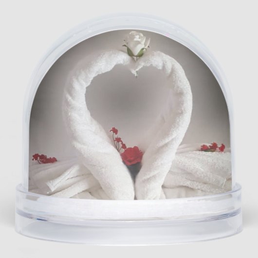 Winter Wedding Anniversary Gift  Sneeuwbol (Voorkant)