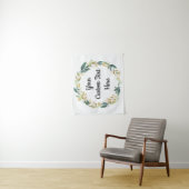 Winter Wedding Backdrop Greenery Foto Booth Decor Wandkleed (In situ)