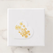 Winter wedding  bedankjes labels (Met doos)