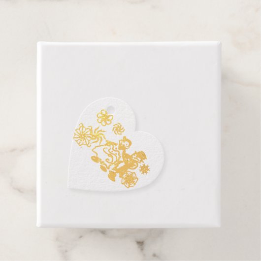 Winter wedding  bedankjes labels (Met doos)