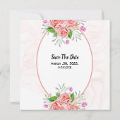 Winter Wedding Best Square Invitation Kaart Design (Achterkant)