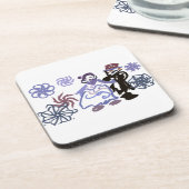 Winter wedding  bier onderzetter (Linkerzijde)