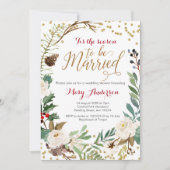 Winter Wedding, dit is het seizoen om te trouwen Kaart (Voorkant)