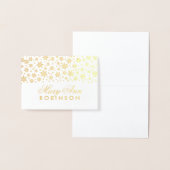 Winter Wedding Gast Zitplaatsen Plaats Kaart Goud (Display)