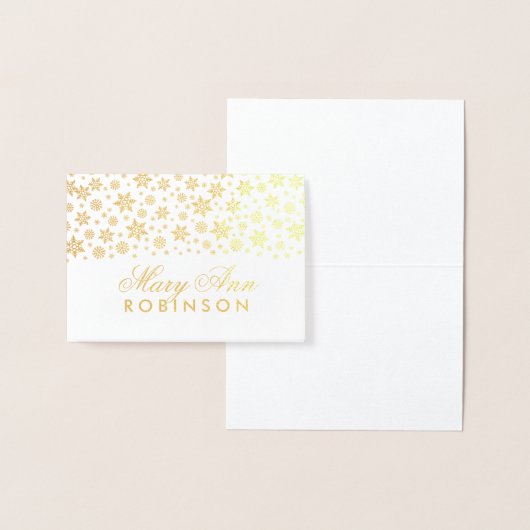 Winter Wedding Gast Zitplaatsen Plaats Kaart Goud (Display)