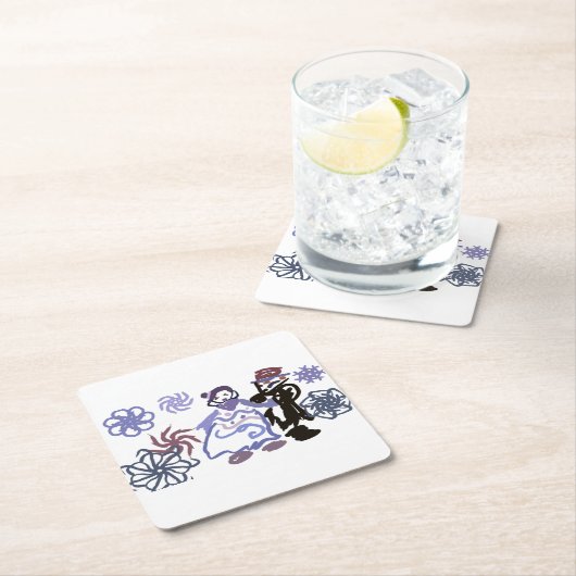 Winter wedding kartonnen onderzetters (Insitu)