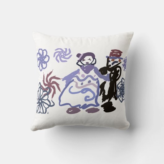 Winter wedding  kussen (Achterkant)