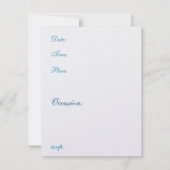 Winter Wedding Penguins Save the Date (Achterkant)