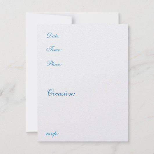 Winter Wedding Penguins Save the Date (Achterkant)