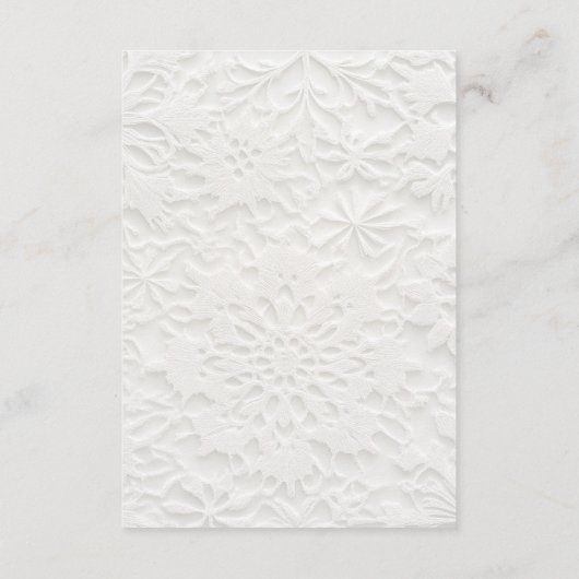 Winter Wedding QR Code Details Informatiekaartje (Achterkant)