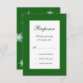 Winter Wedding RSVP (Voorkant / Achterkant)