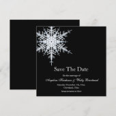 Winter Wedding Save the Date (Voorkant / Achterkant)