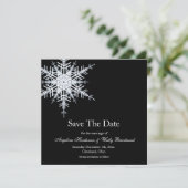 Winter Wedding Save the Date (Staand voorkant)