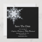 Winter Wedding Save the Date (Voorkant)