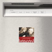 Winter Wedding Save the Date Magneet (Insitu (Vaatwasser))