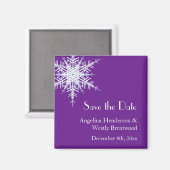Winter Wedding Save the Date Magnet (Voorkant / Achterkant)