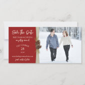 Winter Wedding Save the Date Photo (Voorkant)