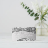 Winter Wedding Silver Gift Registry Informatiekaartje (Staand voorkant)