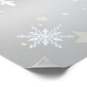 Winter Wedding, Snowflakes, Custom Welcome Poster (Hoek)