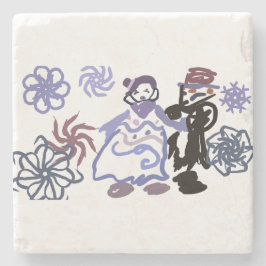 Winter wedding  stenen onderzetter