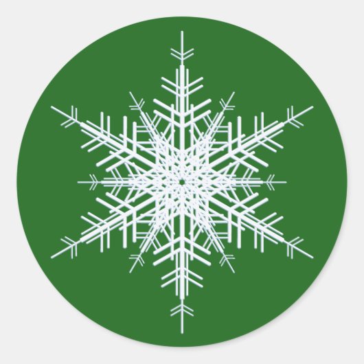 Winter Wedding Sticker (Voorkant)