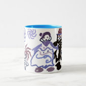 Winter wedding  tweekleurige koffiemok (Center)