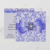 Winter Wedding-uitnodigingen Kaart (Voorkant / Achterkant)
