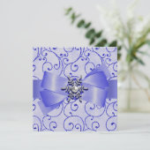 Winter Wedding-uitnodigingen Kaart (Staand voorkant)