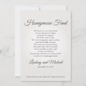 Winter Wedding-uitnodigingen Kaart (Achterkant)