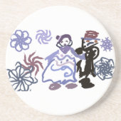 Winter wedding  zandsteen onderzetter (Voorkant)